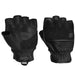 Helgrade Mens Idol Fingerless Leather Gloves - Black