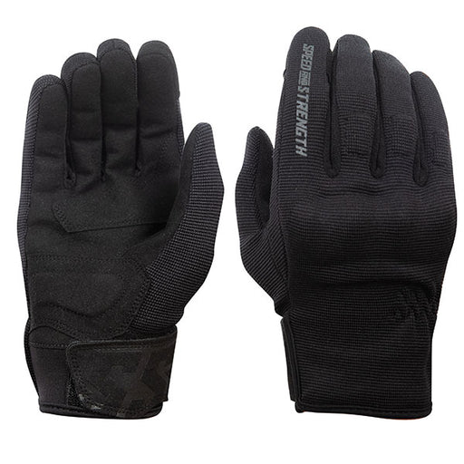 Speed & Strength Womens Speed Society Textile Motorcycle Gloves - Black