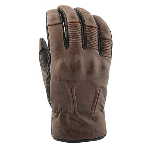 Joe Rocket Mens Jrc Gastown Leather Gloves - Brown