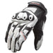 Teknic Mens Short Chicane Street Gloves - White/Black