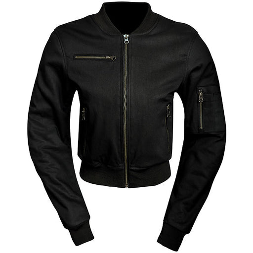 Helgrade Womens Cruz Waxed Jacket - Black