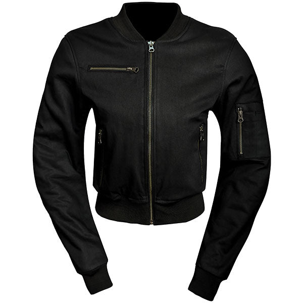 Helgrade Womens Cruz Waxed Jacket - Black