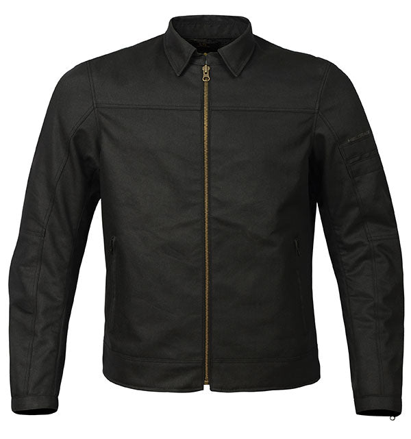 Helgrade Mens Norton Waxed Jacket - Black