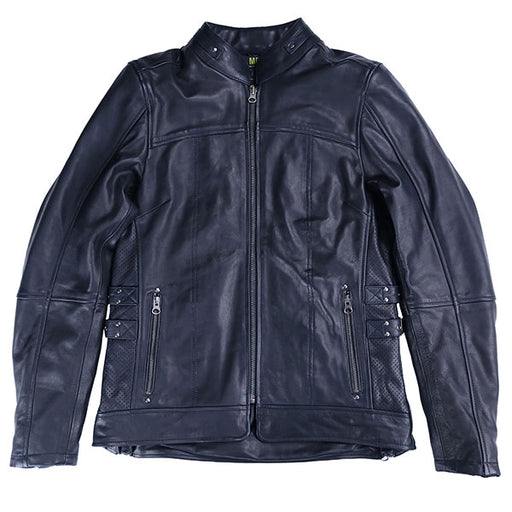 Helgrade Womens Bergen Leather Jacket - Black