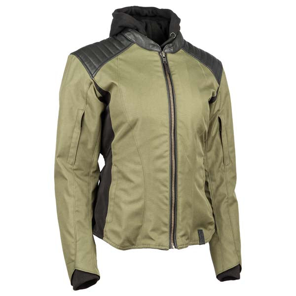 Speed & Strength Womens Daydream Textile Jacket - Olive
