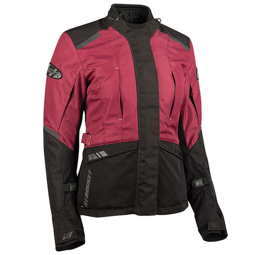 Joe Rocket Womens Ballistic 16.0 Waterproof Adventure Jacket - Merlot