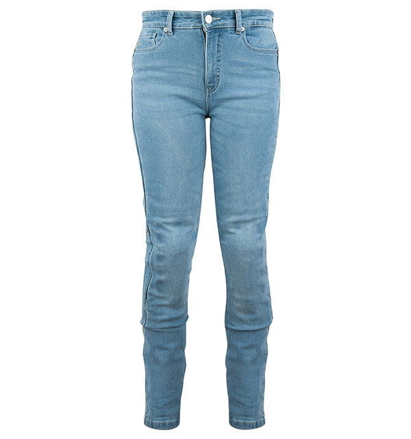 Joe Rocket Womens Lotus Armoured Jeans - Light Blue