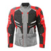 Teknic Mens Terrain Waterproof Textile Jacket - Red/Black/Grey