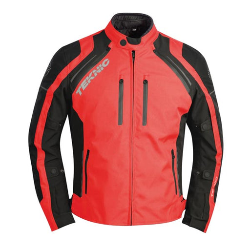 Teknic Mens Domain Waterproof Textile Jacket - Red/Black