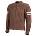 Joe Rocket Mens Classic 92 Leather Jacket - Brown