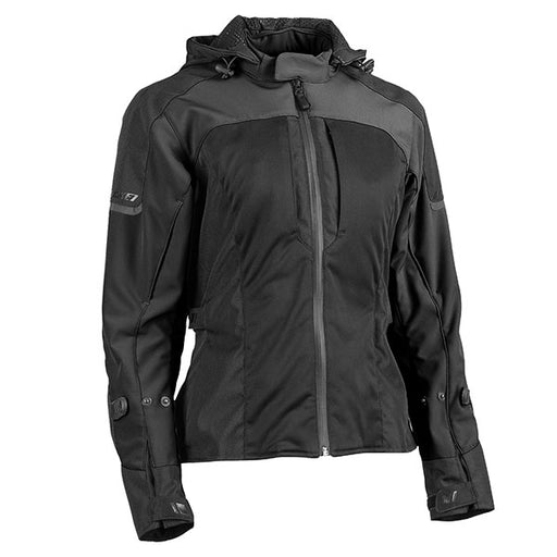 Joe Rocket Womens Victoria Waterproof Textile Jacket - Black