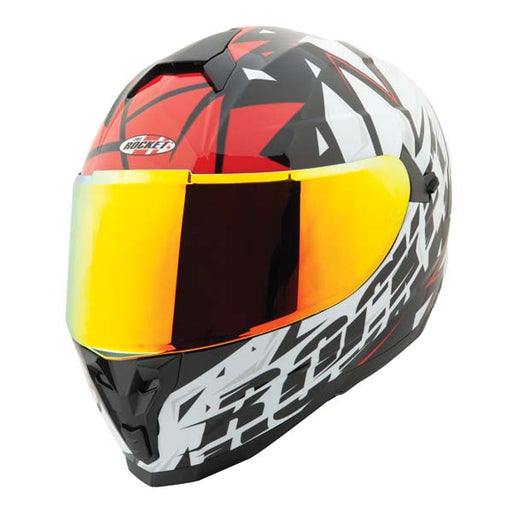 Joe Rocket RKT 200 Series Hardcore Canadian Helmet - White