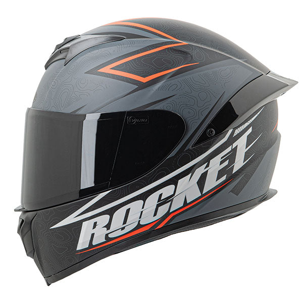 Joe Rocket RKT 100 Series Elevation Helmet - Grey/Orange