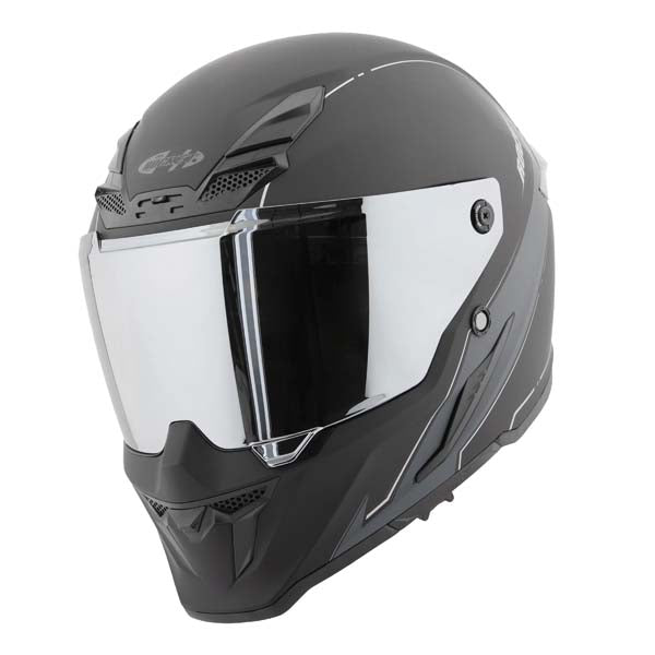 Joe Rocket RKT 240-SERIES Solar Flare Full Face Helmet - Matte Black/Silver