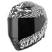 Speed & Strength Lunatic Fringe SS1650 Full Face Helmet - White/Black