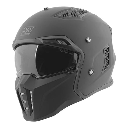 Speed & Strength SS2450 Solid Speed Streetfighter Helmet - Matte Black