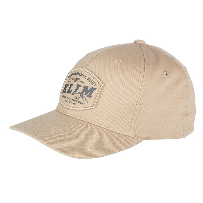 Klim Mens Glacier Hat - Montana Tan - Asphalt, front view