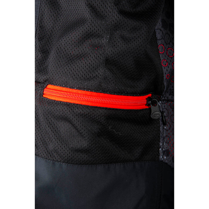 Klim Baja Jacket - Black - Fiery Red