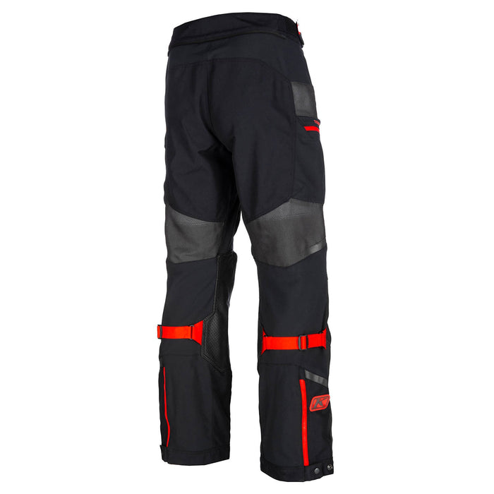Klim Baja Pant - Black - Fiery Red