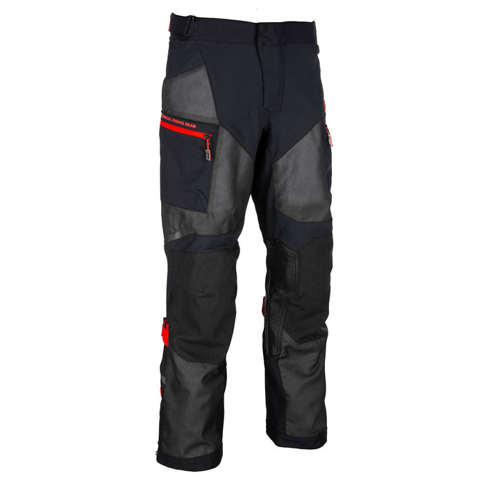 Klim Baja Pant - Black - Fiery Red
