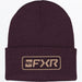 FXR Victory Beanie - Raisin/Canvas, front view