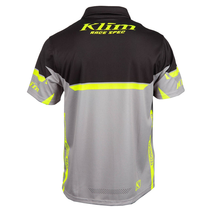 Klim Mens Launch Polo - Black - Monument, view 2