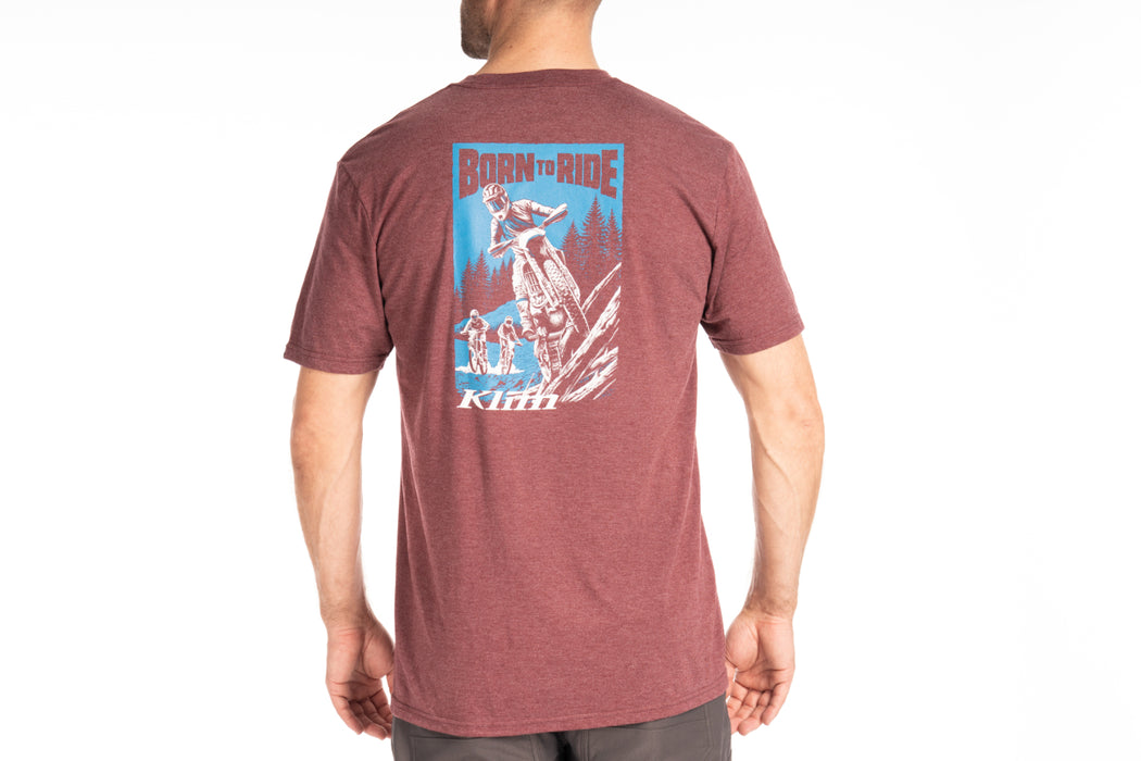 KLIM Mens Saddle Mountain Tri-blend Tee