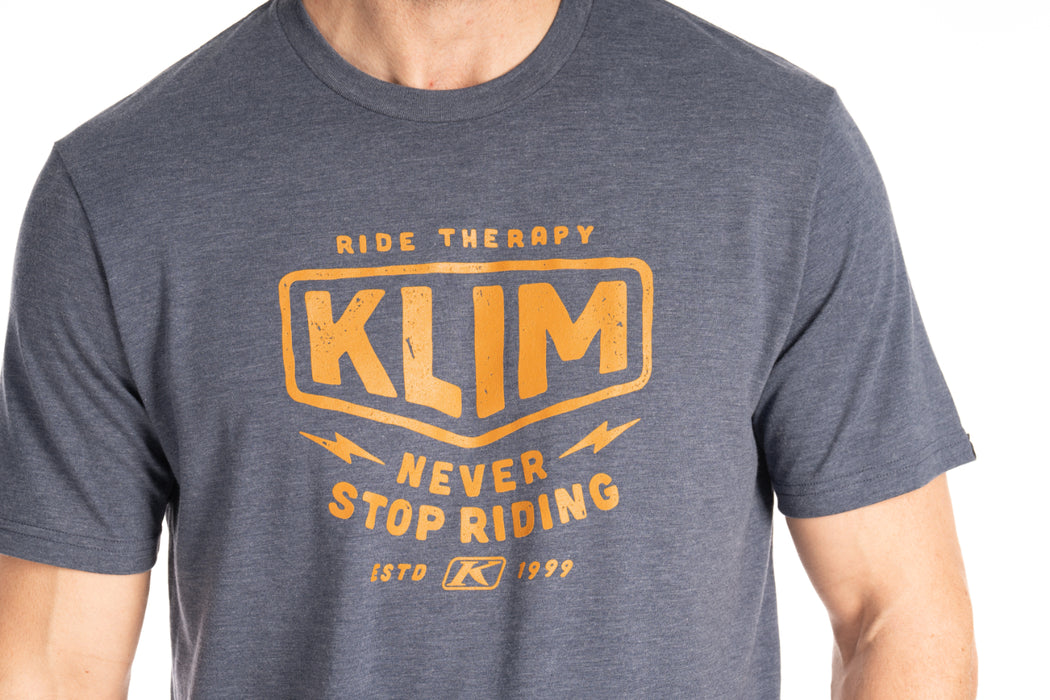 KLIM Mens Ride Therapy Tri-blend Tee
