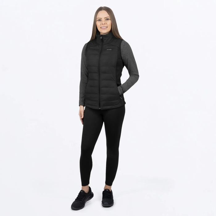 FXR Womens Phoenix Windproof Quilted Vest - Black, view 3