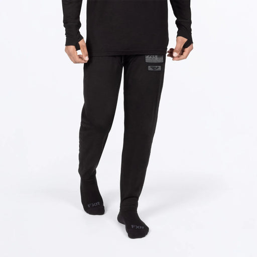 FXR Mens Vapor Merino Pant - Black, front view