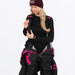 FXR Womens Cold Cross CX Lite Monosuit 2027 - Black/Razz-Blue Fade, view 12