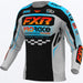 FXR Youth Clutch MX Jersey 2027 - Grey/Sky/Orange, front view