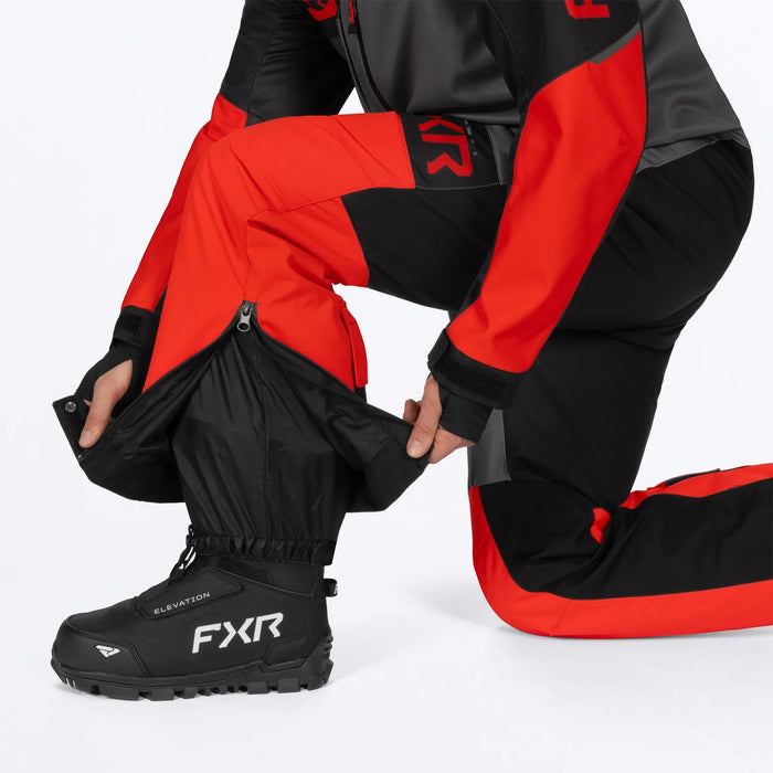 FXR Mens Revo Lite Monosuit - Red/Ti/Black, view 11
