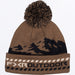 FXR Mountain Beanie - Teak/Black, front view