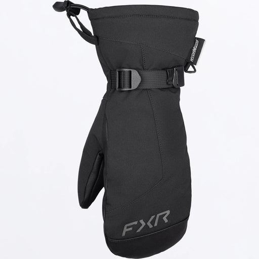FXR Mens Hydrogen Mitt - Black, front view