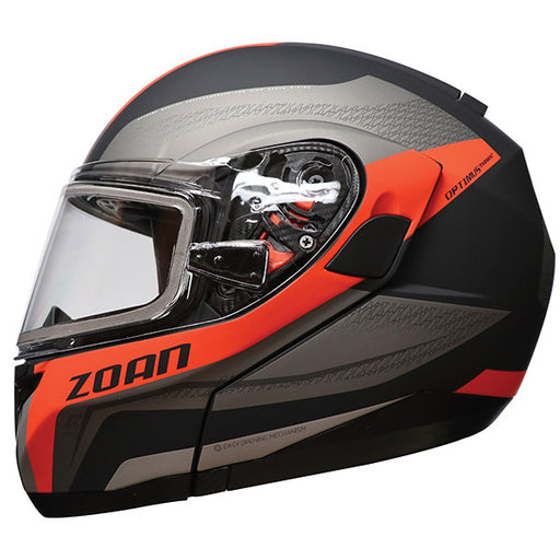 Zoan Optimus SV Modular Helmet with Electric Lens - Green