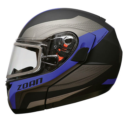 Zoan Optimus SV Modular Helmet with Double Lens - Blue