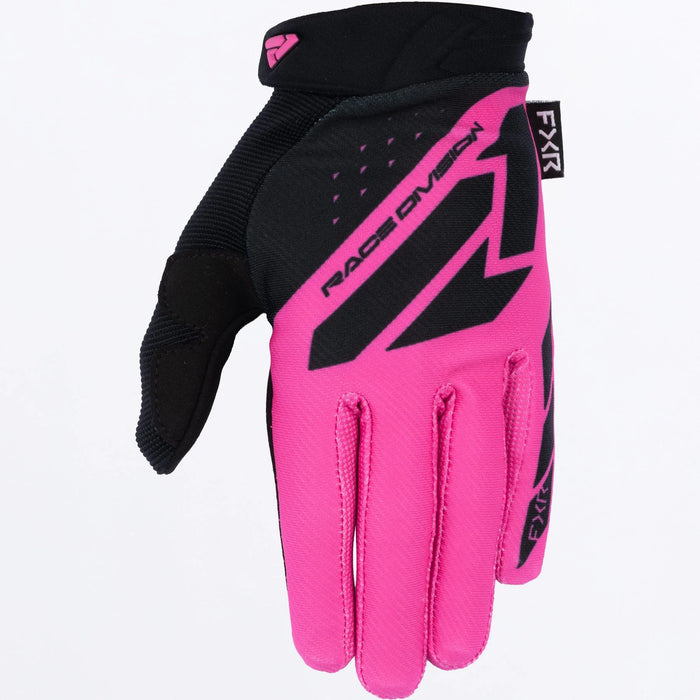 FXR Kids Reflex MX Glove 2026 - Pink/Black, front view