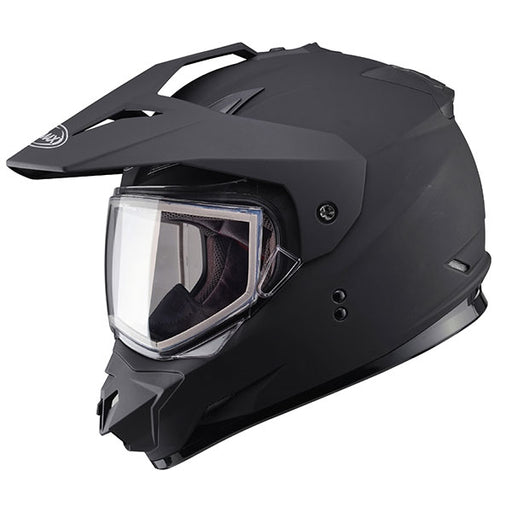 GMAX GM11 Solid Dual Sport Snow Helmet '23 with Double Lens - Matte Black