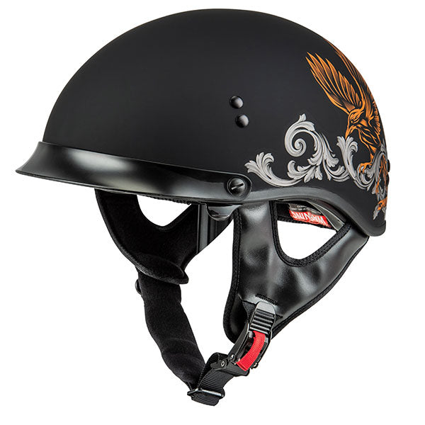 GMAX HH65 Corvus Mt Half Helmet - Orange