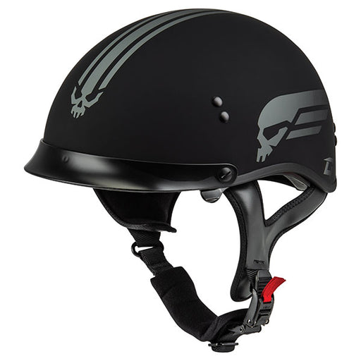 GMAX HH65 Retribution Mt Half Helmet - Silver