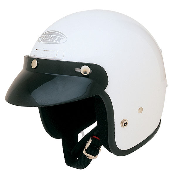 GMAX Youth GM2 Open Face Helmet - White
