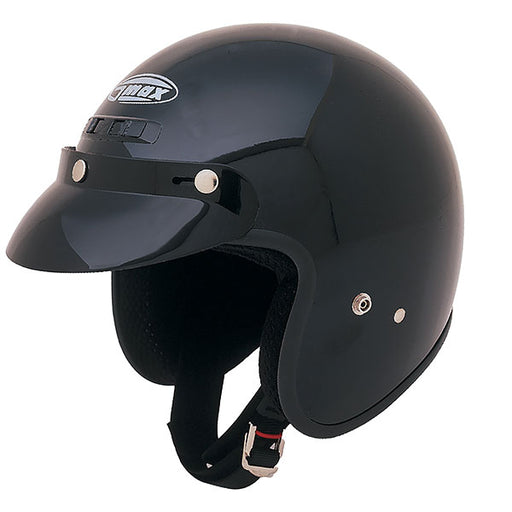 GMAX Youth GM2 Open Face Helmet - Black