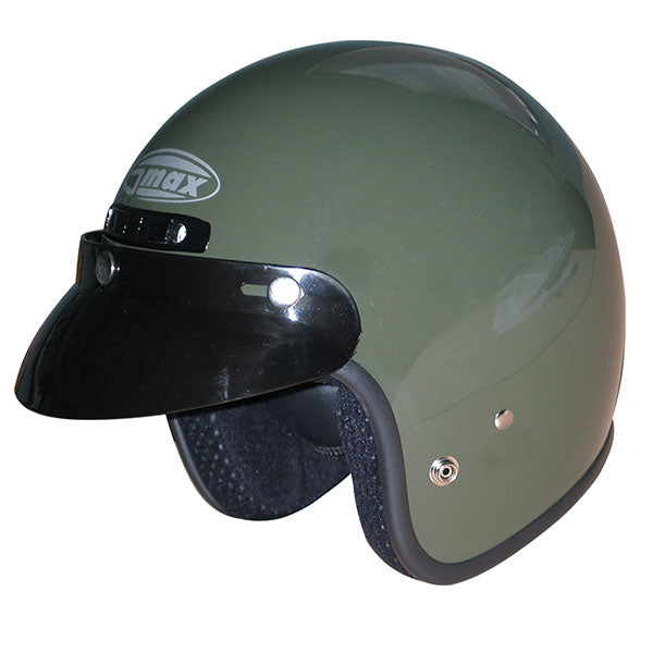 GMAX GM2 Open Face Helmet - Green
