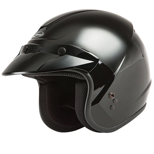 GMAX OF-2 Open Face Helmet - Black