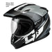 GMAX GM11 Decima Dual Sport Snow Helmet with Electric Lens - Silver