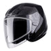 GMAX OF17 Open Face Snow Helmet with Double Lens - Black