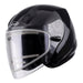 GMAX OF17 Open Face Snow Helmet with Electric Lens - Black