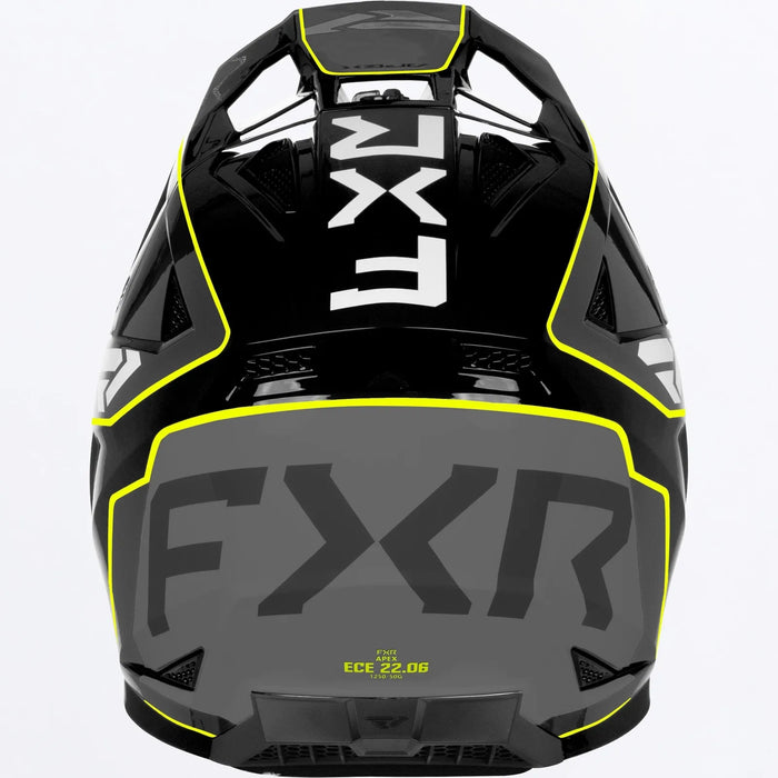 FXR Apex MX Helmet - HiVis, view 4