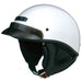 GMAX GM35 Fully Dressed Half Helmet - Pearl White